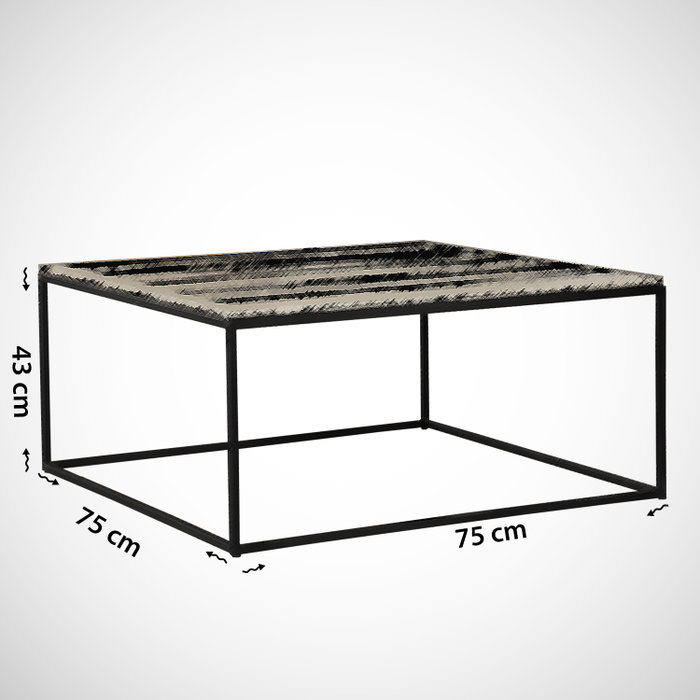 Hanah Home Mesa de Centro Poly - Caucasian Oak